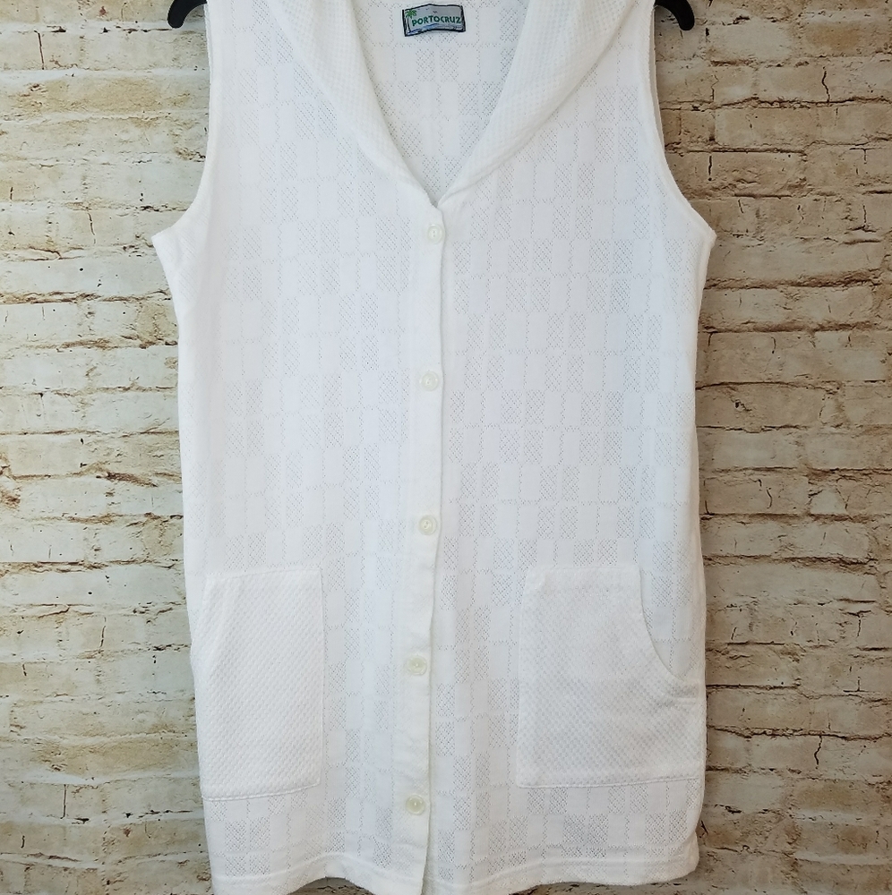 Portacruz Swimsuit Cover-Up with Hood Size L
